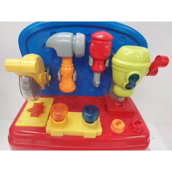 Mini Work Bench with Tools- Toy's R Us- Toddler Pretend Play Toy - Picture 2 of 9
